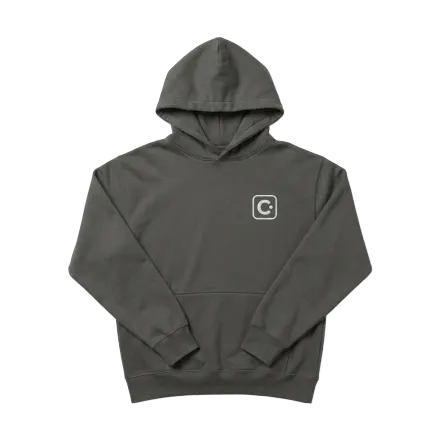 Hoodie, bestickt